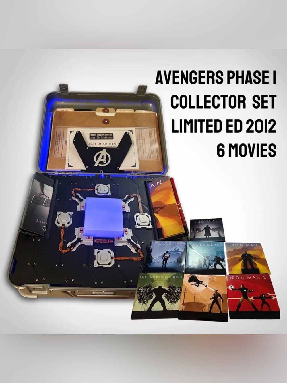 ⚡️👍VGUC MARVEL CINEMATIC UNIVERSE: AVENGERS PHASE ONE BOX SET 💯 complete